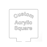 (image for) Custom Acrylic Plate Square