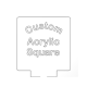 (image for) Custom Acrylic Plate Square