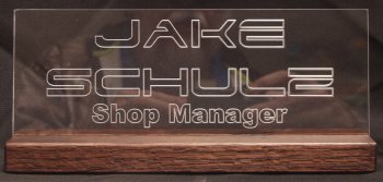 (image for) Title Desk Sign