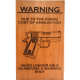 (image for) Warning Shot Sign