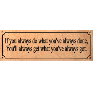 (image for) If You Always Do